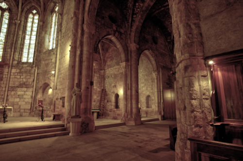 Capillas del lado del evangelio de la iglesia del monasterio de Benifassa